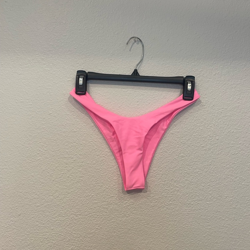 Bubble gum pink cheeky bikini bottoms